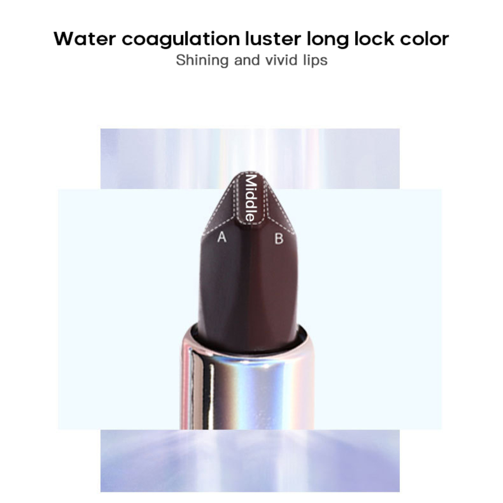 ☀☀☀ Hojo Sky Fantasy Three-Color Lipstick Silky Lip Full Color Waterproof Non-Stick Cup Easy to Color One Lipstick ☝☝☝