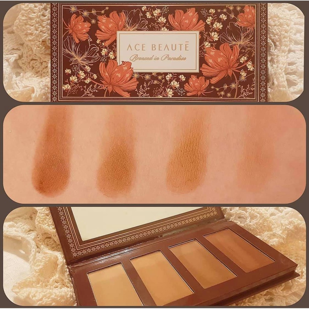 ACE beaute bảng phấn tao khối Bronzed in Paradise 30$ boxycharm