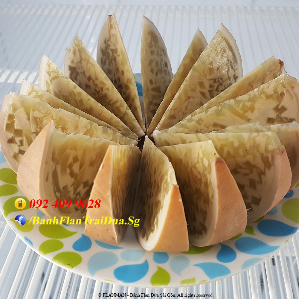 "Đặc sản Sài Gòn" - Bánh Flan Rau Câu Trái Dừa