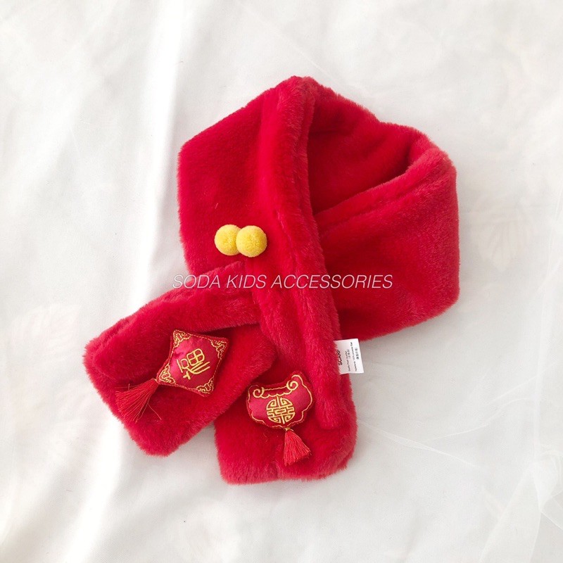 Khăn lông cho bé màu Tết (Ảnh thật)