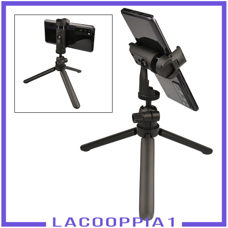 [LACOOPPIA1]Tabletop Mini Tripod Rotatable Phone Camera Stand Holder Selfies Sticks Rack