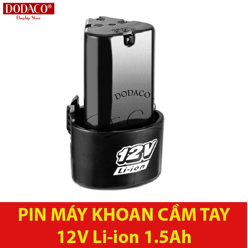 Pin máy khoan cầm tay 12 V Li-Ion 1500mAh pin máy khoan pin 12v giá sỉ TH
