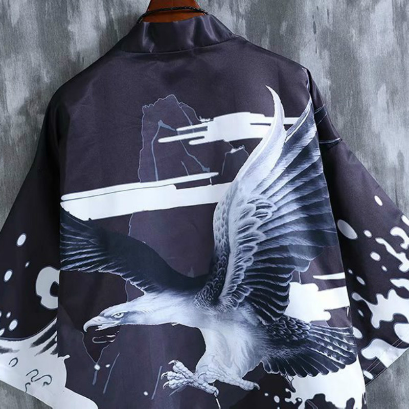 Áo kiểu tay lỡ phong cách Nhật Bản sành điệu dành cho nam | BigBuy360 - bigbuy360.vn