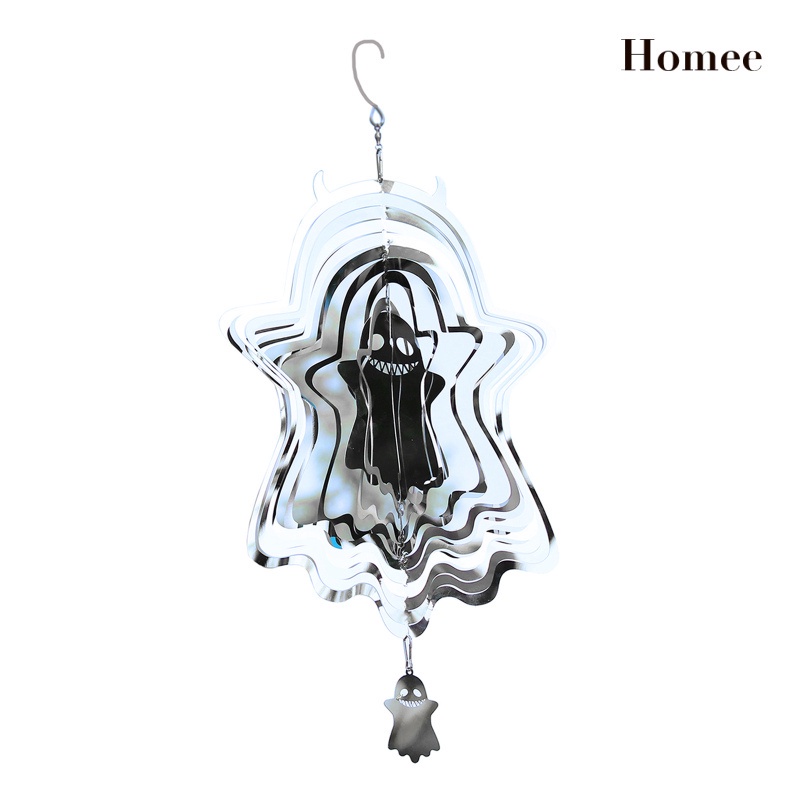 Ghost Wind Spinner Hanging Decoration Home Indoor Yard Living Room Ornament