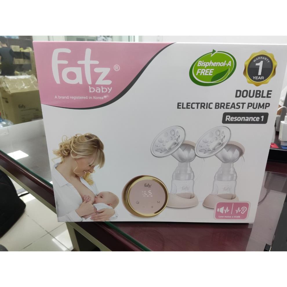 [BH 24 tháng] Máy hút sữa điện đôi Fatz Baby Resonance có chế độ mát xa và kích sữa / 9 cấp độ lực hút