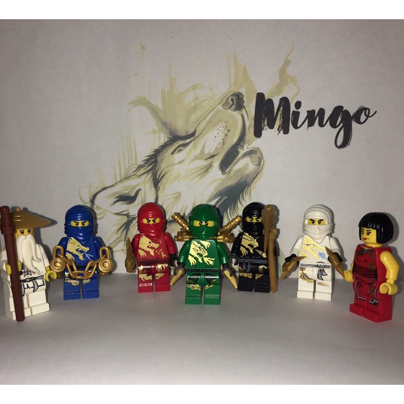 LEGO ninjago nhân vật đẹp golden dx hiếm mắc