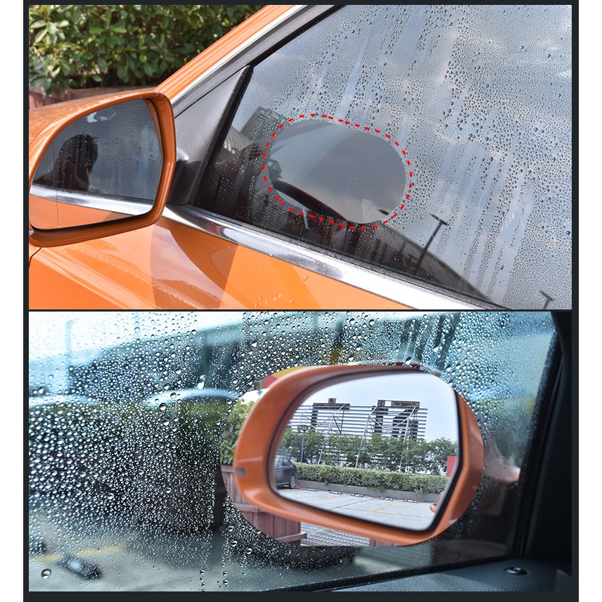 Miếng dán chống đọng nước kính bên và gương chiếu hậu ô tô [Nhiều kích thước]