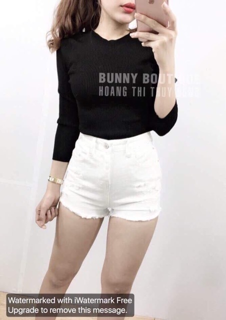 Áo Thun Gân Tay Dài Hót