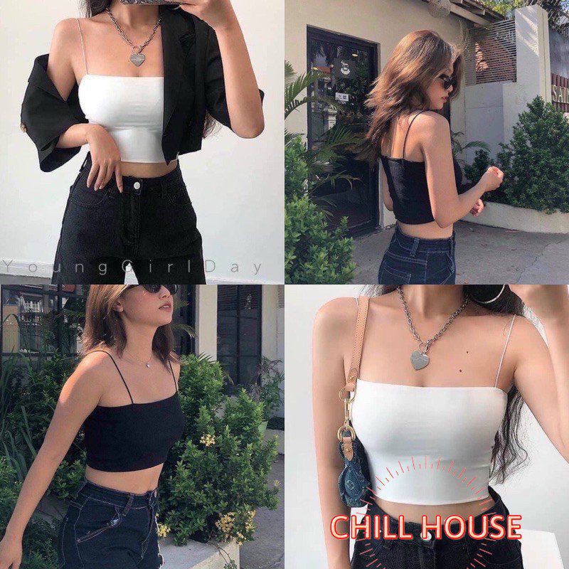 Áo 2 dây bún dáng dài siêu hot Bra 21 - CHILLHOUSE | BigBuy360 - bigbuy360.vn