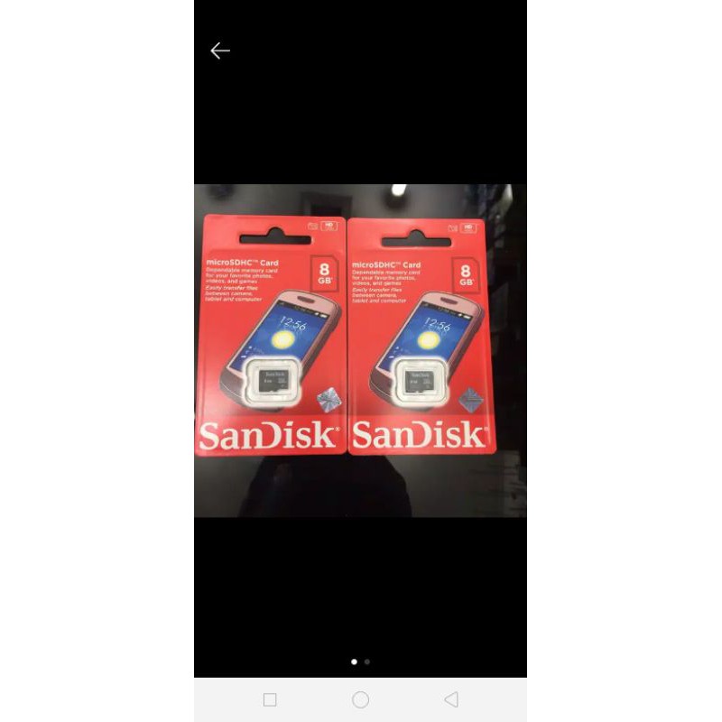 Thẻ Nhớ Sandisk Class 4 8gb 16gb