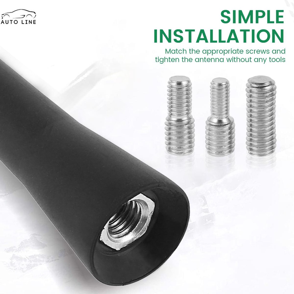 Ăng Ten Ngắn 2.56 '' M4 M5 M6 AM / FM Radio M4 Thông Dụng Cho Xe Hơi