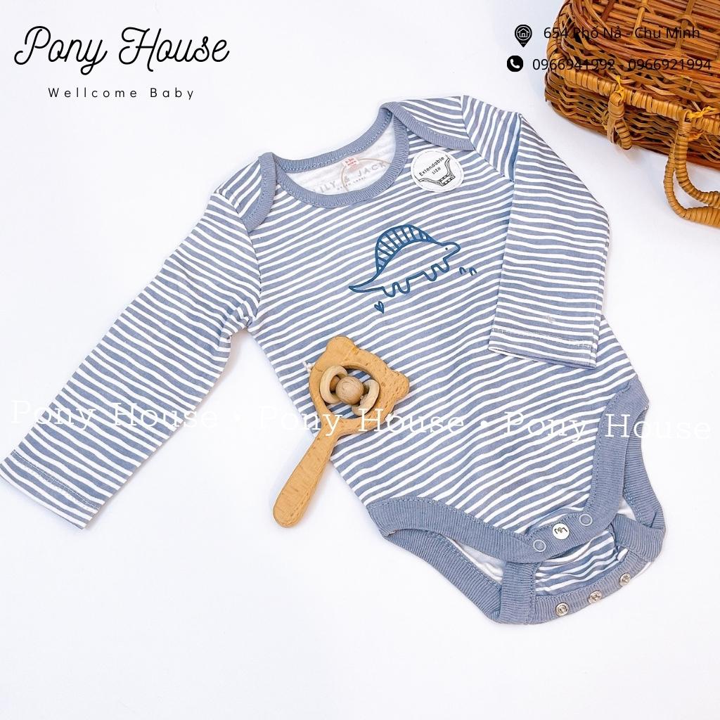 Body Chip Dài Tay Bodysuit Hàng Quảng Châu Chất Cotton Dày Dặn Cho Bé Trai Bé Gái Từ Sơ Sinh Đến 9 Tháng