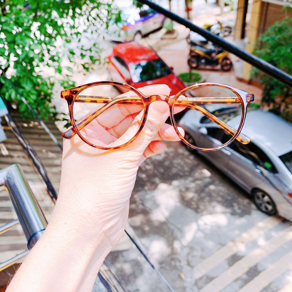 [Mã SKAMCLU7 giảm 10% cho đơn từ 0Đ] Kính Tròn nhựa dẻo kính thời trang 7710 Anh Shop nhận cắt cận viền loạn | BigBuy360 - bigbuy360.vn