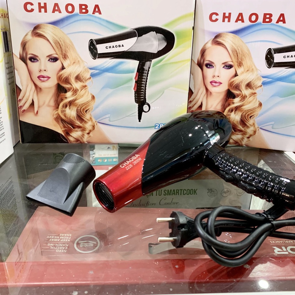 Máy Sấy Tóc [CHAOBA 2226 2800W ] công suất lớn,máy sấy tóc chuyên nghiệp 4 chế độ nóng-lạnh cho salon(TẶNG ĐẦU THỔỈ)