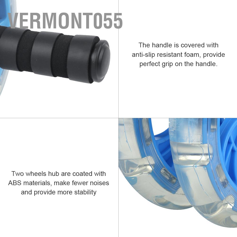 Có thể bán buôn Con lăn tập thể dục với vòng bi Tập Máy cơ bụng Kéo dây đeo Thiết bị luyện trong nước thao Giảm béo Vòng eo Vermont055 Hàng giao ngay