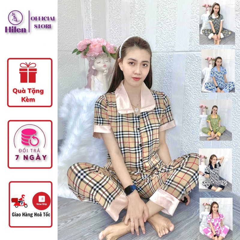 Đồ Bộ Pyjama Tay Ngắn Quần Dài Cao Cấp HILEN