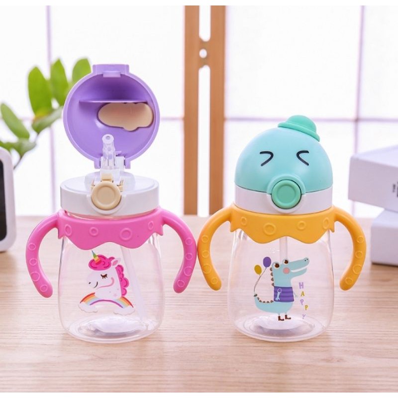 Ninikids: Bình nước cho bé (350ml)- CHẤT LƯỢNG CAO, bình uống nước bình nước cute