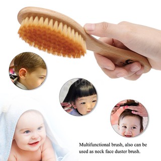 Lược chải tóc siêu mềm cán gỗ phù hợp cho trẻ em
