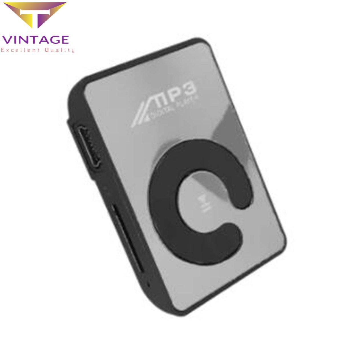 NEW*  Mini Mirror Clip MP3 Player Portable Sport USB Digital Music Player SD TF Card