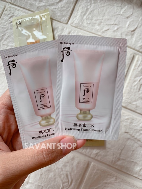 [ GÓI DÙNG THỬ ] Simple Sửa Rửa Mặt Whoo Chính Hãng Hàn Quốc Thảo Mộc Cung Đình | BigBuy360 - bigbuy360.vn