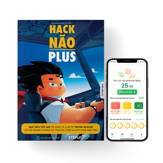 Sách - Hack Não Plus (Phiên bản 2022) - Tặng App Hack Não Pro học phát âm miễn phí