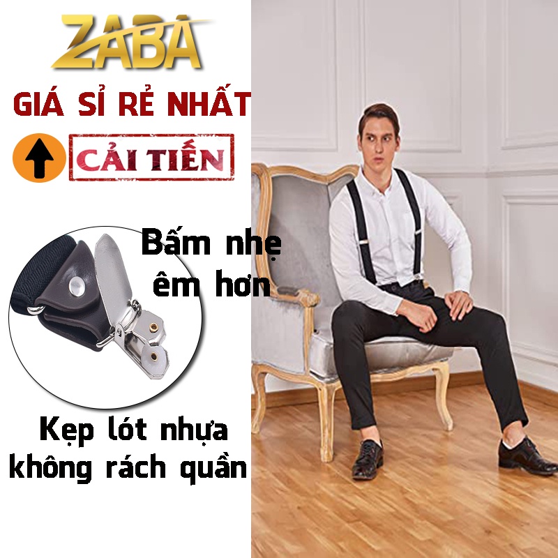 Dây Đai Chữ Y Nam Nữ Yếm Quần Cạp Chống Trượt 3 Kẹp Cố Định Điều Chỉnh Lễ Hội Party Sinh Nhật HCM Zaba
