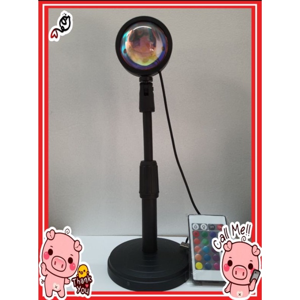 Đèn Hoàng Hôn, Led Ngủ Sunset, Rose kèm Remote đổi màu RGB 16 triệu màu Hot trend tiktok