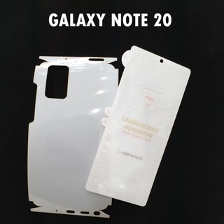 Bộ miếng dán PPF Galaxy Note 20 chống trầy xước
