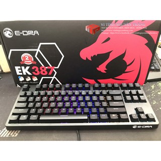Bàn phím cơ Edra EK387 LED Blue Switch new Box