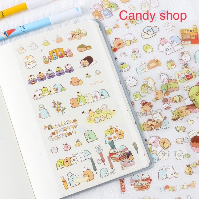 Sticker trang trí molang