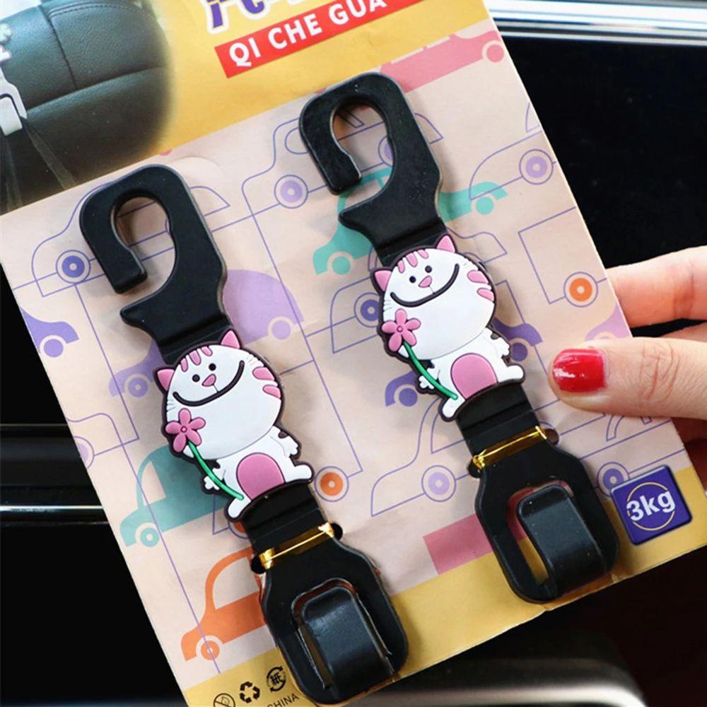 Móc Kẹp Ghế Sau Xe Hơi Họa Tiết Hoạt Hình Dễ Thương