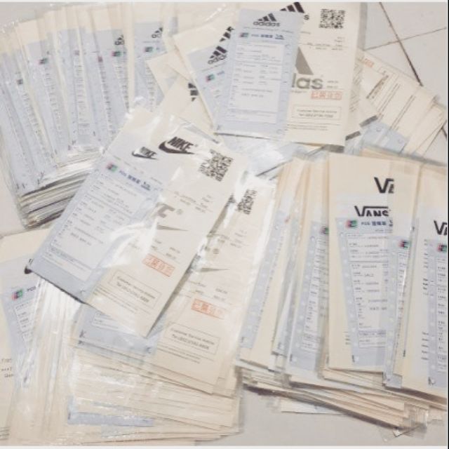 Giấy bill làm đẹp giày