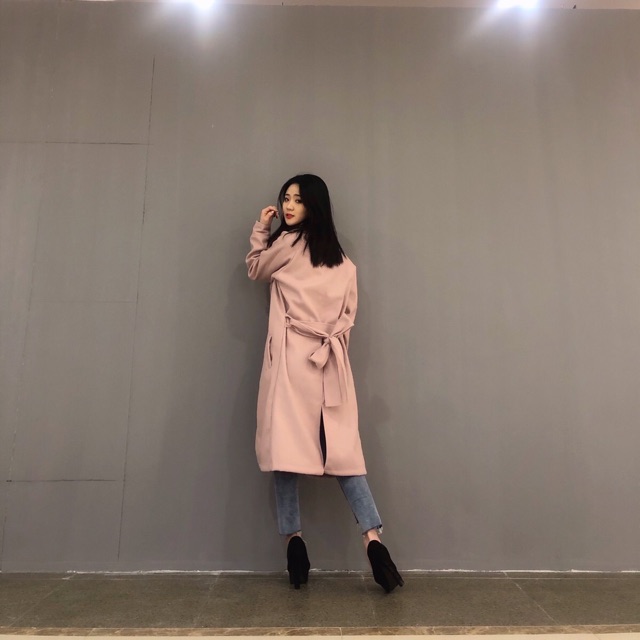 Áo khoác dạ dáng dài kiểu dáng hàn quốc form lớn ( kèm ảnh thật khách feedback) | BigBuy360 - bigbuy360.vn