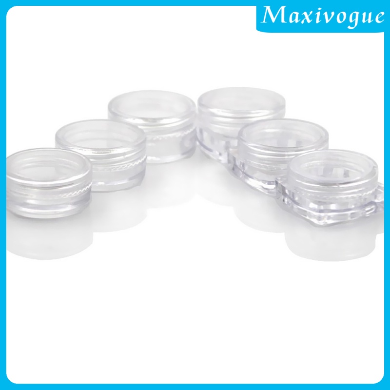 (Hàng Mới Về) Set 50 Lọ Nhựa Rỗng Đựng Mỹ Phẩm 2g Tiện Dụng