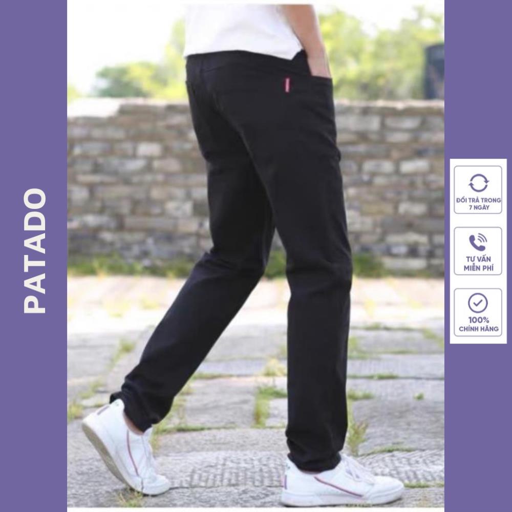 Quần jean bò nam dáng baggy ống suông rộng phong cách bụi style hàn quốc Đẹp
