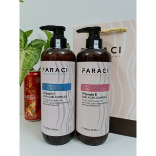 [chính hãng] Dầu gội FARACI VITAMIN E 750ml, Chống Rụng, Kích Thíc Mọc Tóc