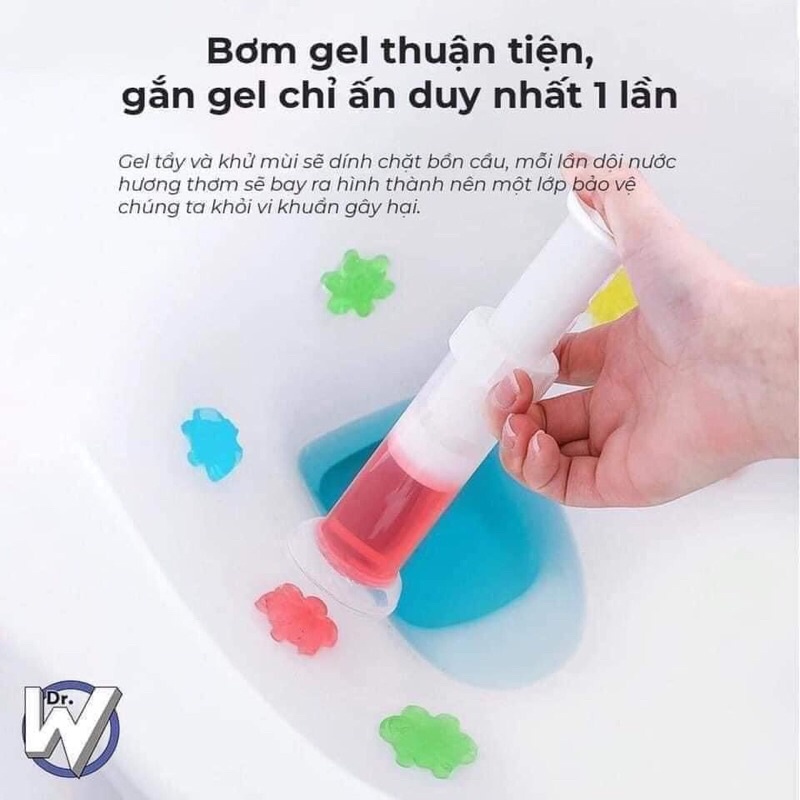 Gel khử mùi bồn cầu