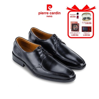 Giày Tây Nam Pierre Cardin Black Derby Cement PCMFWLE043BLK