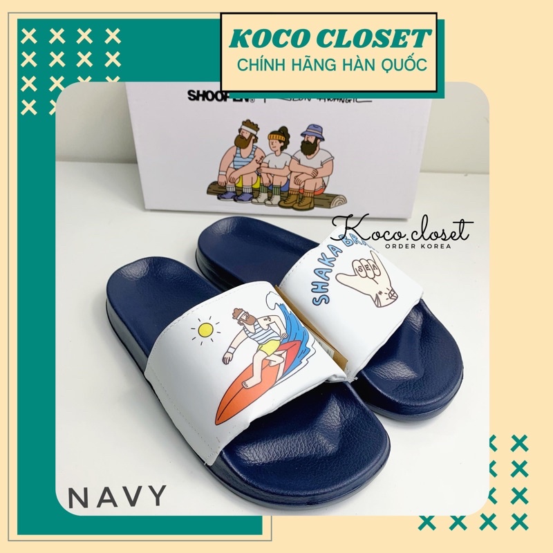 Dép Shoopen Campic Adventure Fire Màu Xanh Navy Chính Hãng