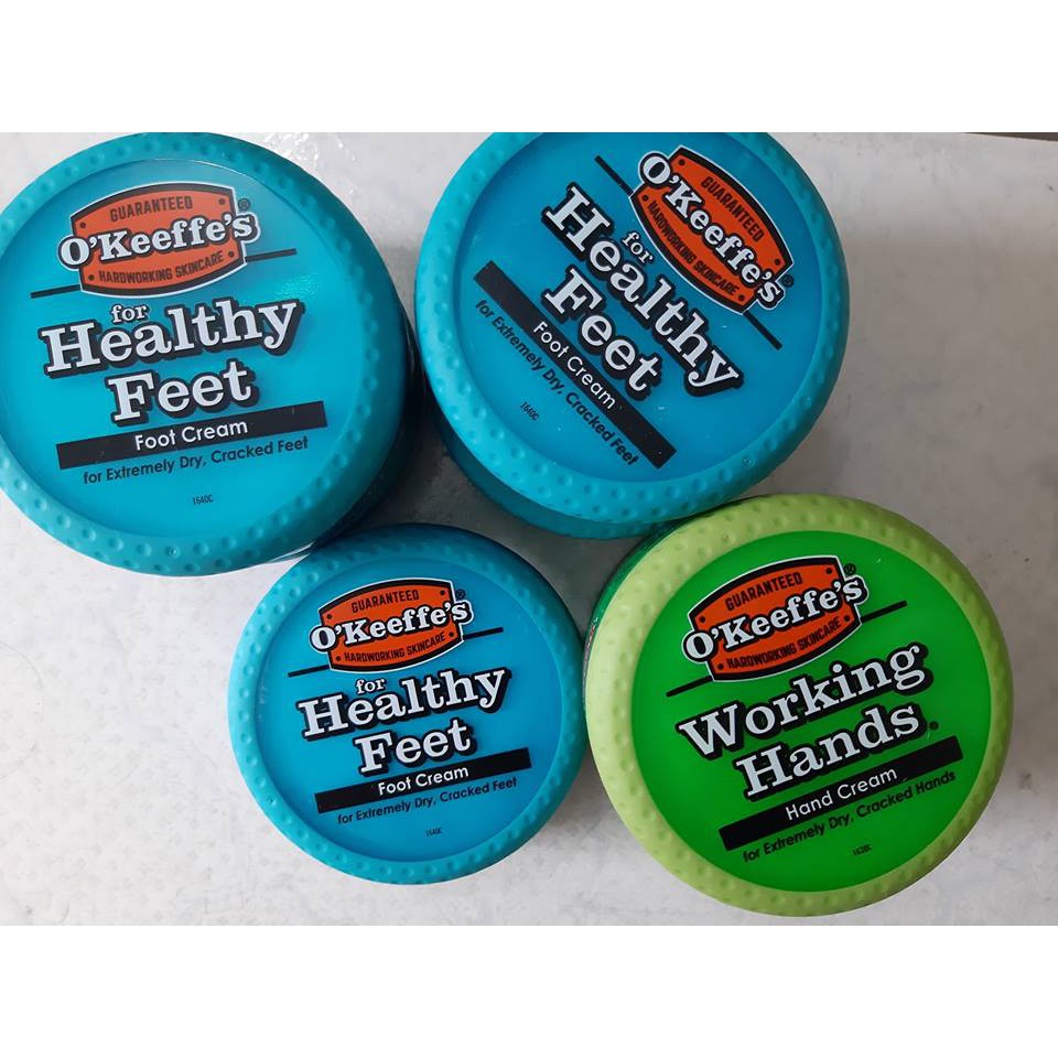 KEM DƯỠNG DA TAY/  NỨT KHÔ DA CHÂN O'KEEFFE'S WORKING HANDS 96gram AND FEET CREAM  92gram từ mỹ