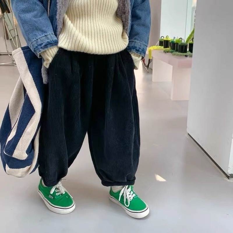 Quần ống rộng Thời Trang Thu Đông Mới Cho Bé Trai Và Bé Gái