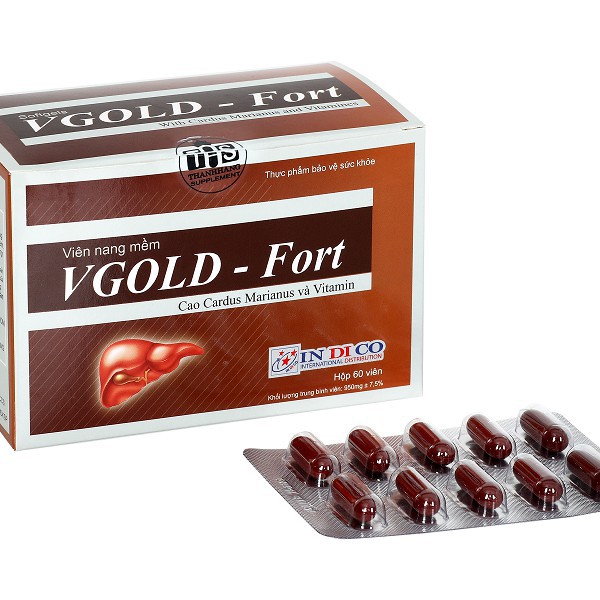 Viên Uống Tăng Cường Chức Năng Gan - VGOLD FORT (60 viên/ hộp)