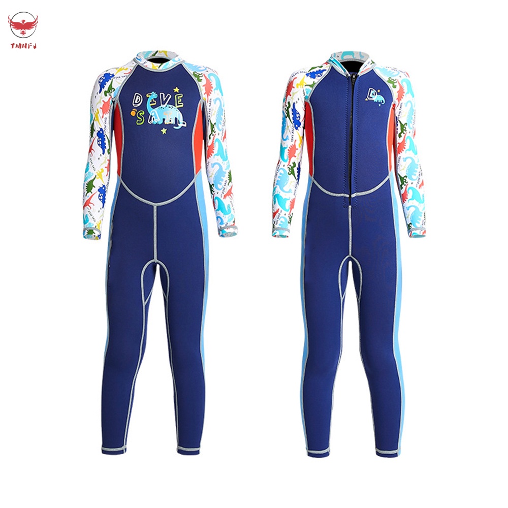 Bộ Đồ Bơi Lặn Một Mảnh Tay Dài Chống Nắng Siêu Bền Thời Trang Cho Bé