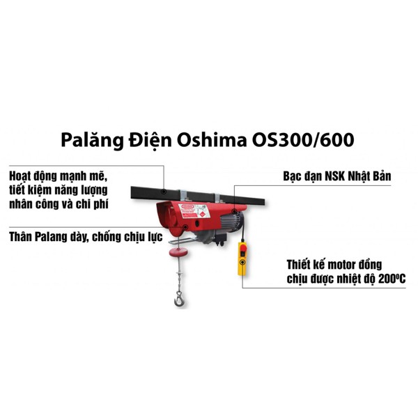 Palang Điện Oshima OS 300/600