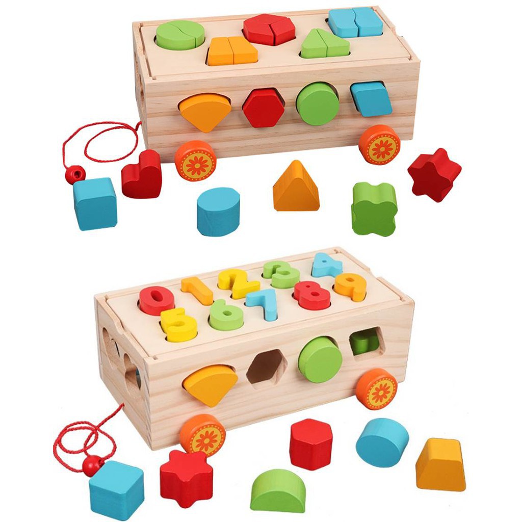 [Mã LIFETOYS1 giảm 30K đơn 99K] Xe thả số thả khối - Đồ chơi thông minh cho bé