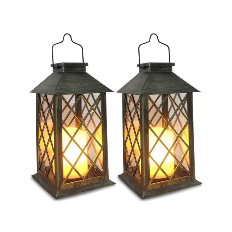 Đèn LED năng lượng mặt trời thiết kế phong cách đèn lồng nến