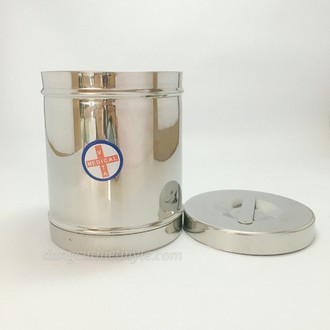 Hộp Gòn Inox Đựng Bông Gòn Full Size