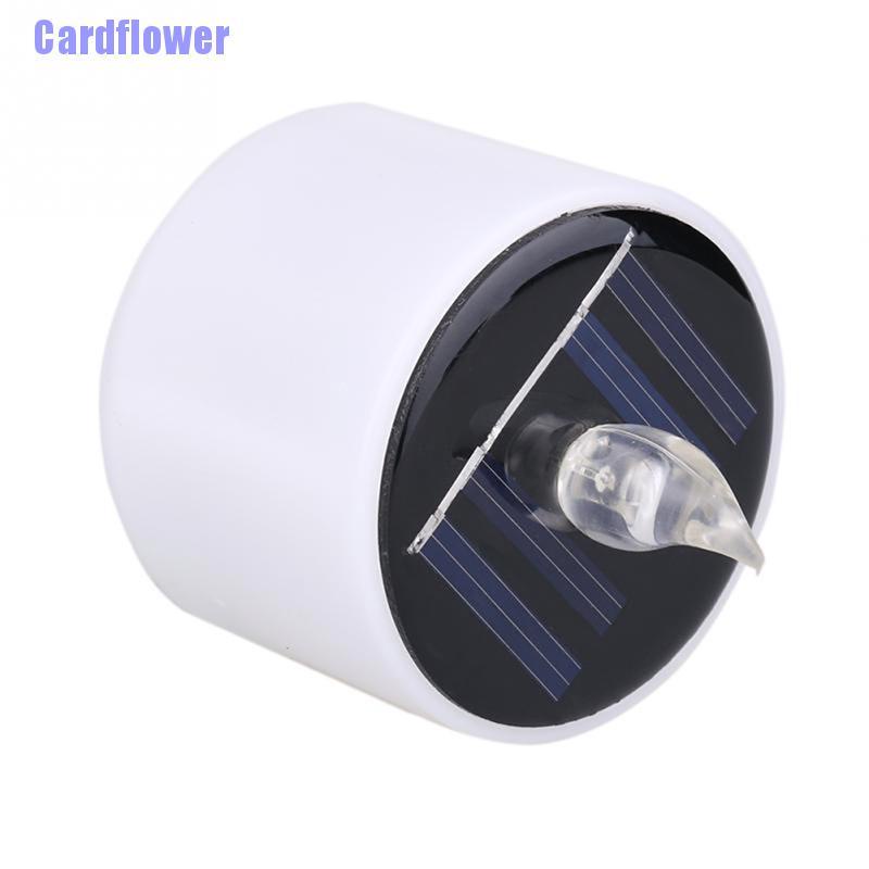 (Hàng Mới Về) Đèn Led Năng Lượng Mặt Trời Cardflower Ánh Sáng Vàng