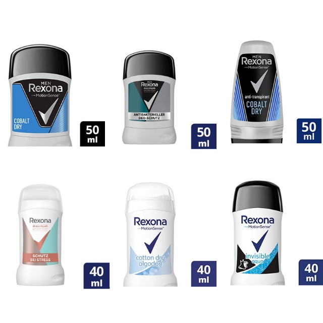 Sáp khử mùi cơ thể REXONA MOTION SENSE, 40-50ml