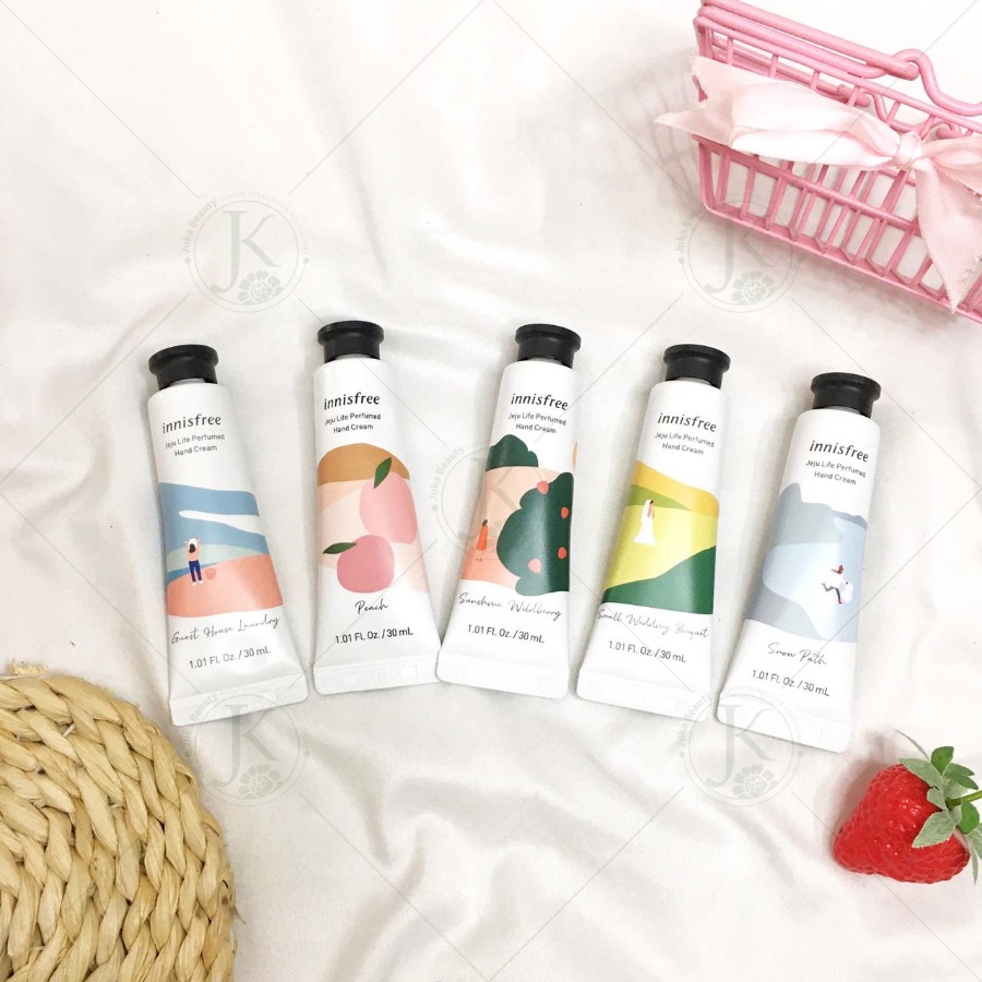 Kem dưỡng da tay, làm mềm da Innisfree Jeju Life Perfumed Hand Cream 30ml